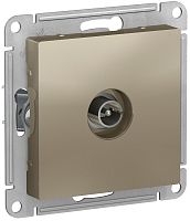 Розетка TV Проходная без рамки Systeme Electric AtlasDesign 1-м. шампань картинка